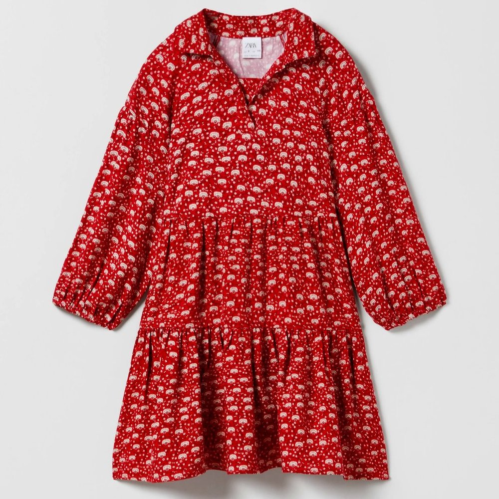 🆕 ZARA GIRL PRINTED DRESS